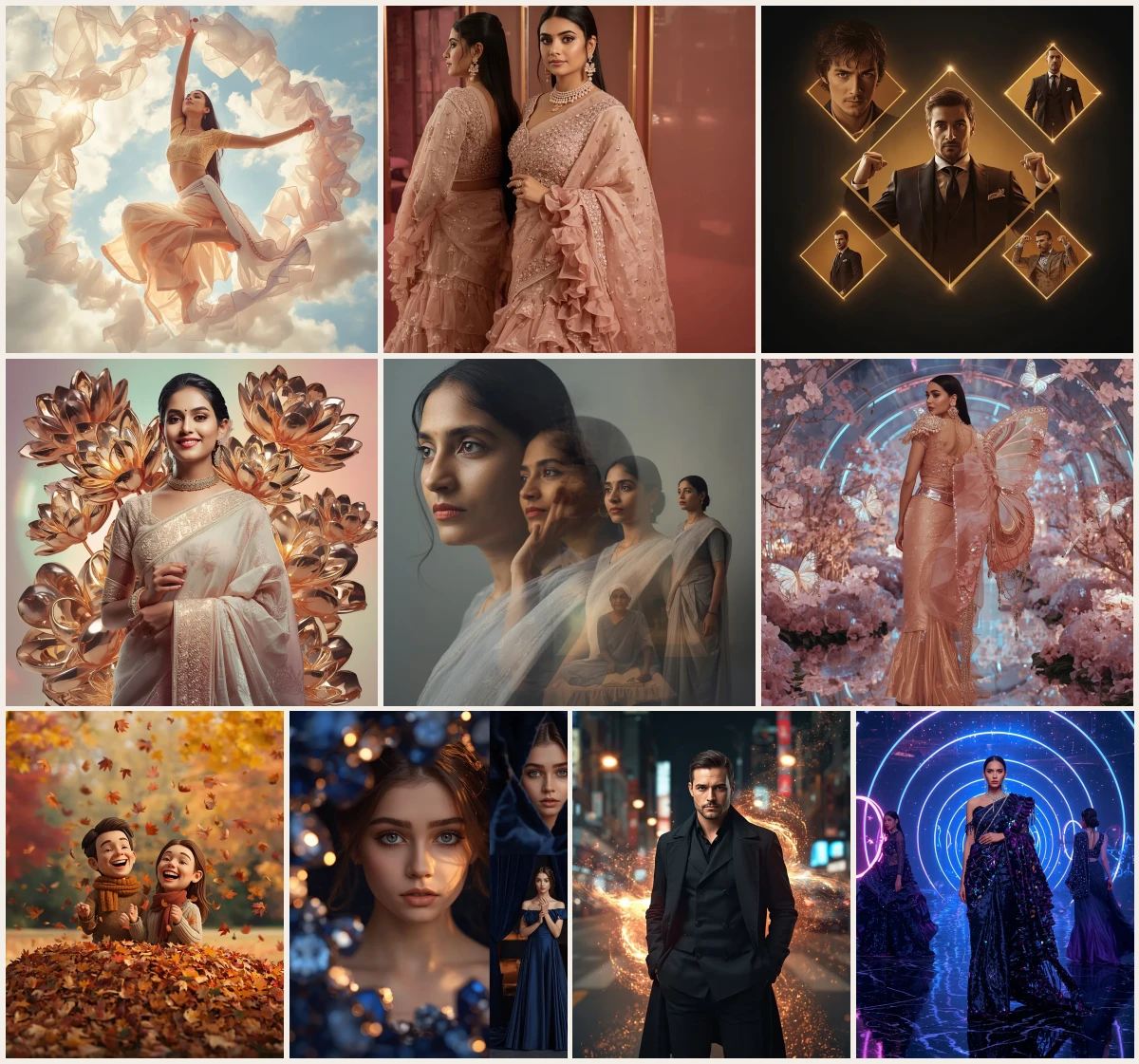 Ready-to-Copy 10 Festive Pastel Saree AI Prompts for Women 2026 – ai photo prompts — women indian beauty saree — premium lifestyle & model poses – 10 AI prompt examples