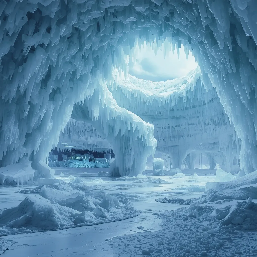 Self Expanding Arctic Ice Civilization With Thermal Balance Cryo Engineering System – AI prompt example