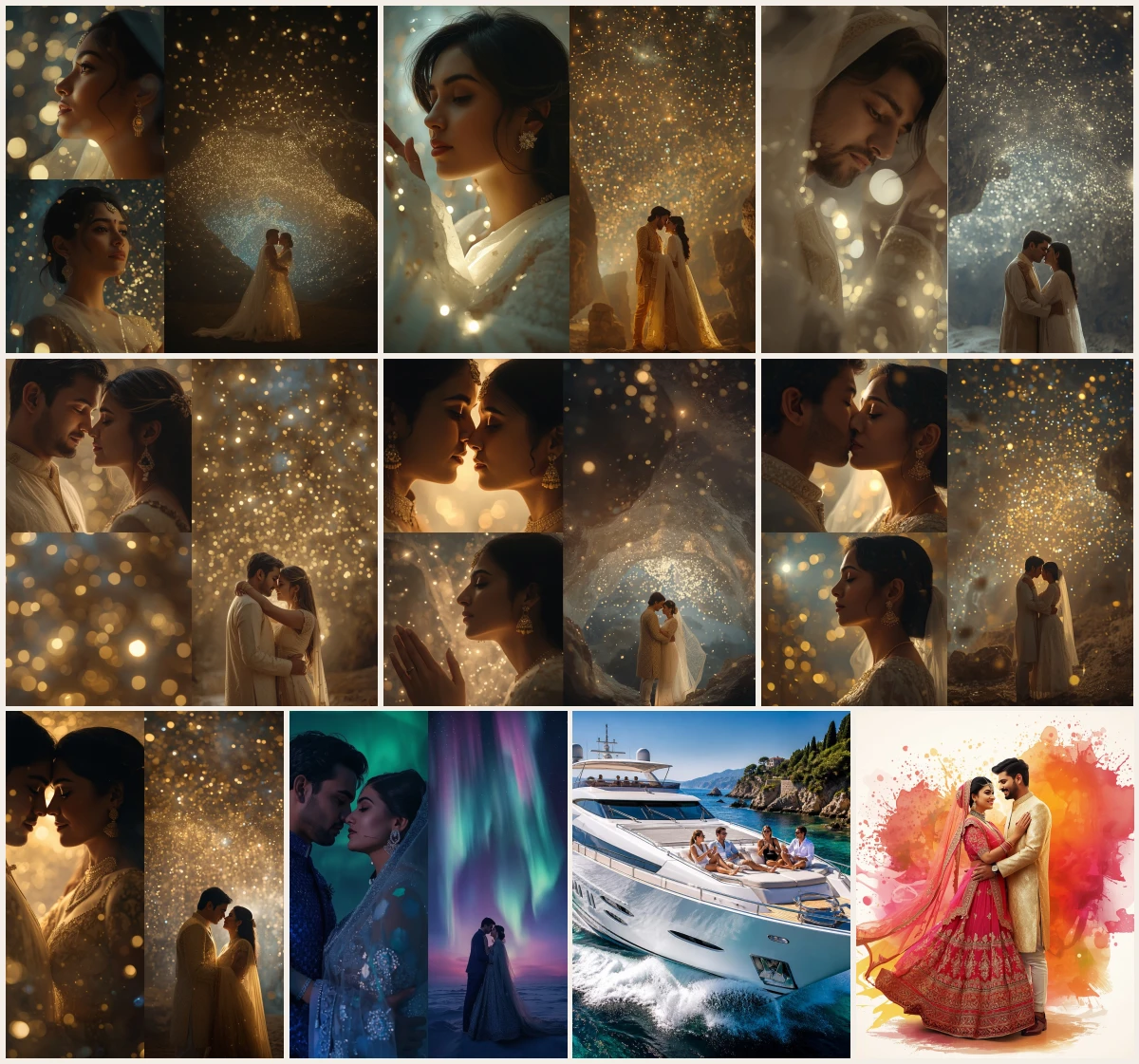 Top 10 Gemini AI Prompts for Couple Indian Beauty Saree — Trending Fashion Looks, Cinematic Lighting & Viral Social Media Photos 2026 – AI prompt collection