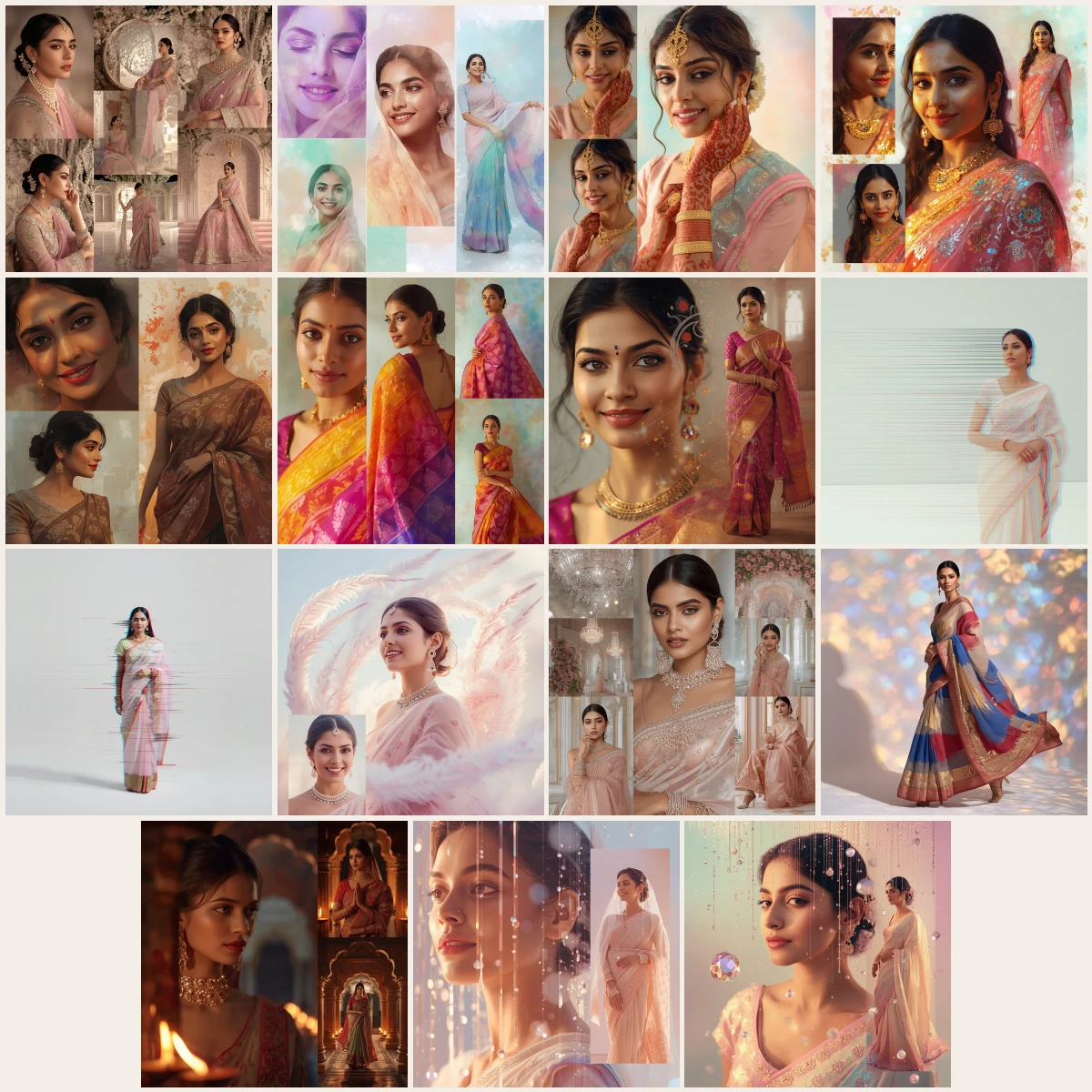 Top 15 Prompts for Saree Monsoon Rain Cinematic AI Photos with Viral Instagram Aesthetic Style – AI prompt collection
